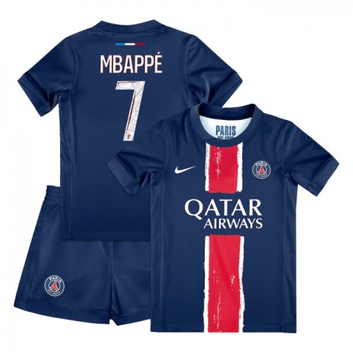 Ensemble Maillot Paris Saint-Germain Mbappé 7 Domicile 2024-25 Enfant Ensemble Maillot Paris Saint-Germain Mbappé 7 Domicile 2024-25 Enfant